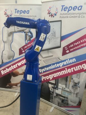 -gebraucht- YASKAWA GP8 – Überholter 6-Achs-Roboter inkl. YRC1000 Steuerung und 12 Monate Gewährleistung
