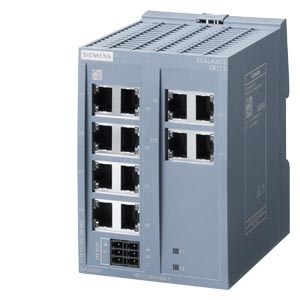 -gebraucht- SCALANCE XB112, 12x RJ45 10/100 Mbit/s, unmanaged IE-Switch, LED-Diagnose, 24 V AC/DC, IP20.